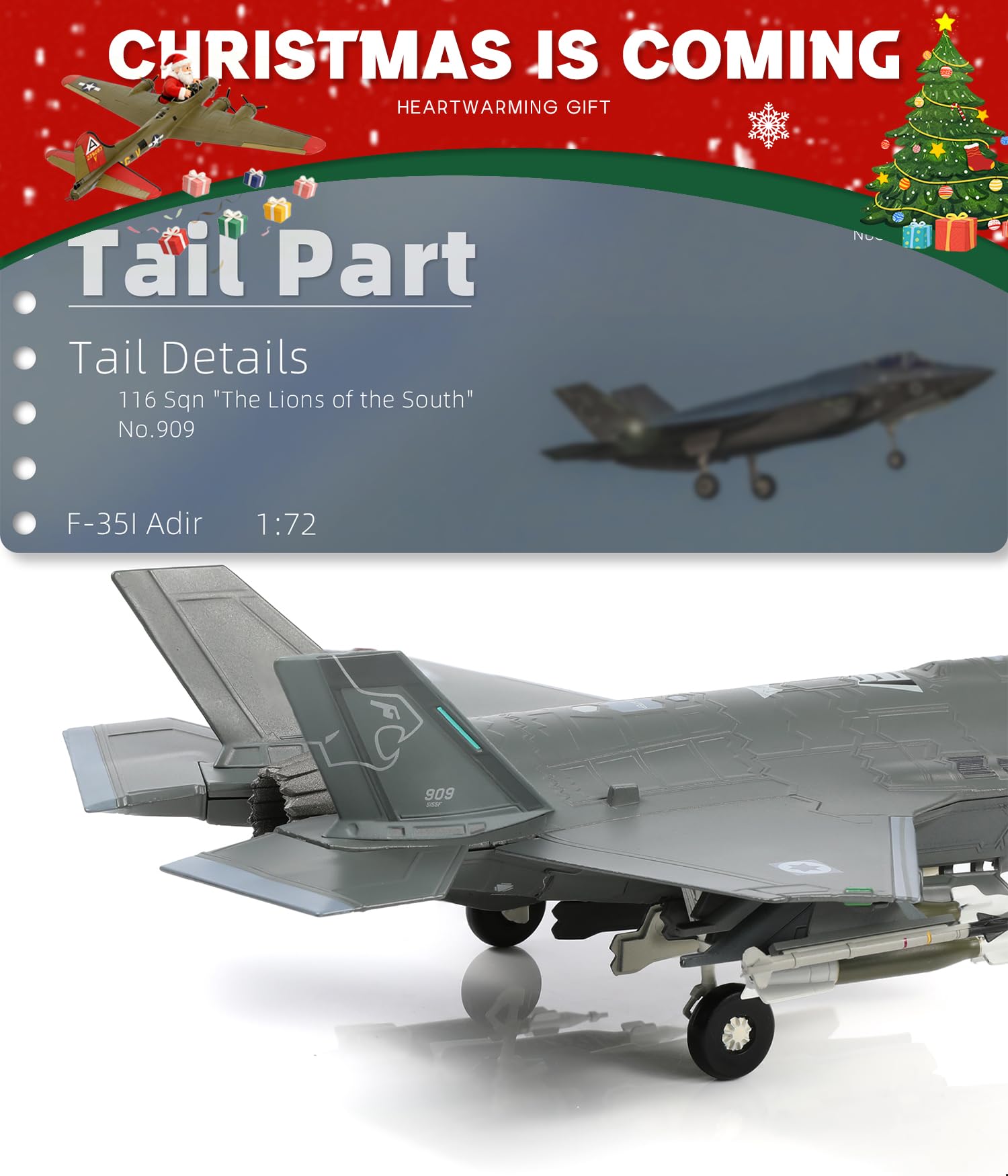 Amazon.co.jp: UOTIE 1/72 F-35I イスラエル空軍ステルス戦闘機モデル